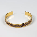 Bracelet en Cuir de Python Marron Clair