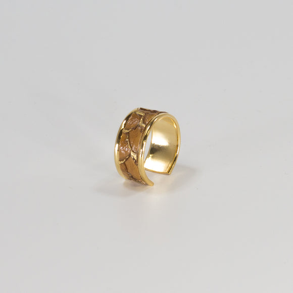 Bague en Cuir de Poisson 