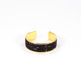 Bracelet en Liège Noir et Doré